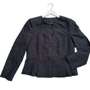 NWOT Ann Taylor Houndstooth Business Casual Career Blazer Jacket Women’s Size 8